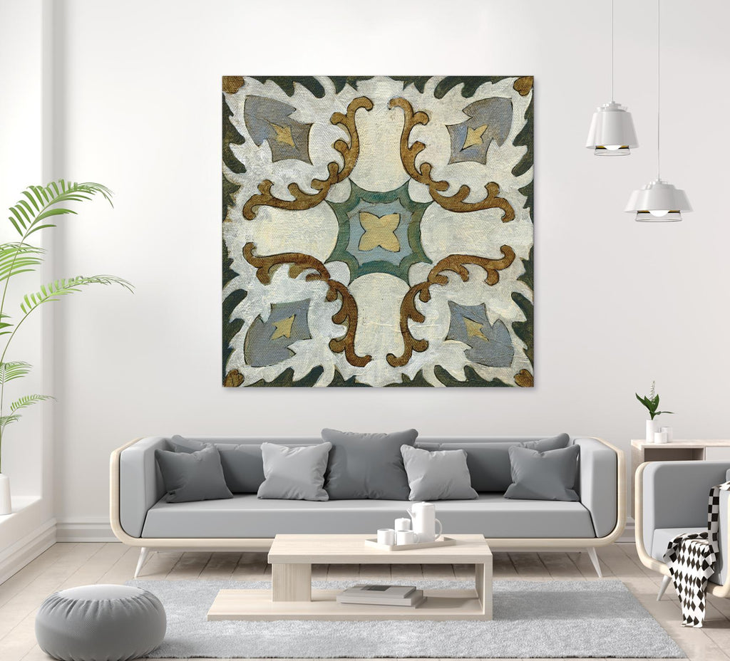 Old World Tile I by Silvia Vassileva on GIANT ART - multi abstract abstract