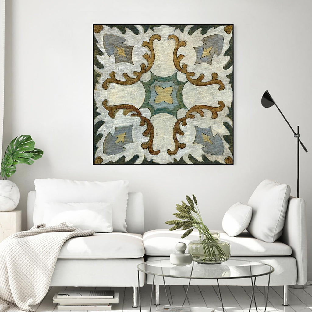 Old World Tile I by Silvia Vassileva on GIANT ART - multi abstract abstract