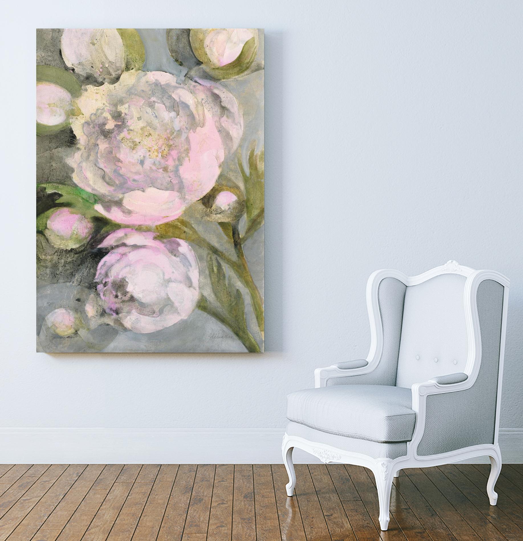 Favorite Peonies by Albena Hristova on GIANT ART - multi florals florals