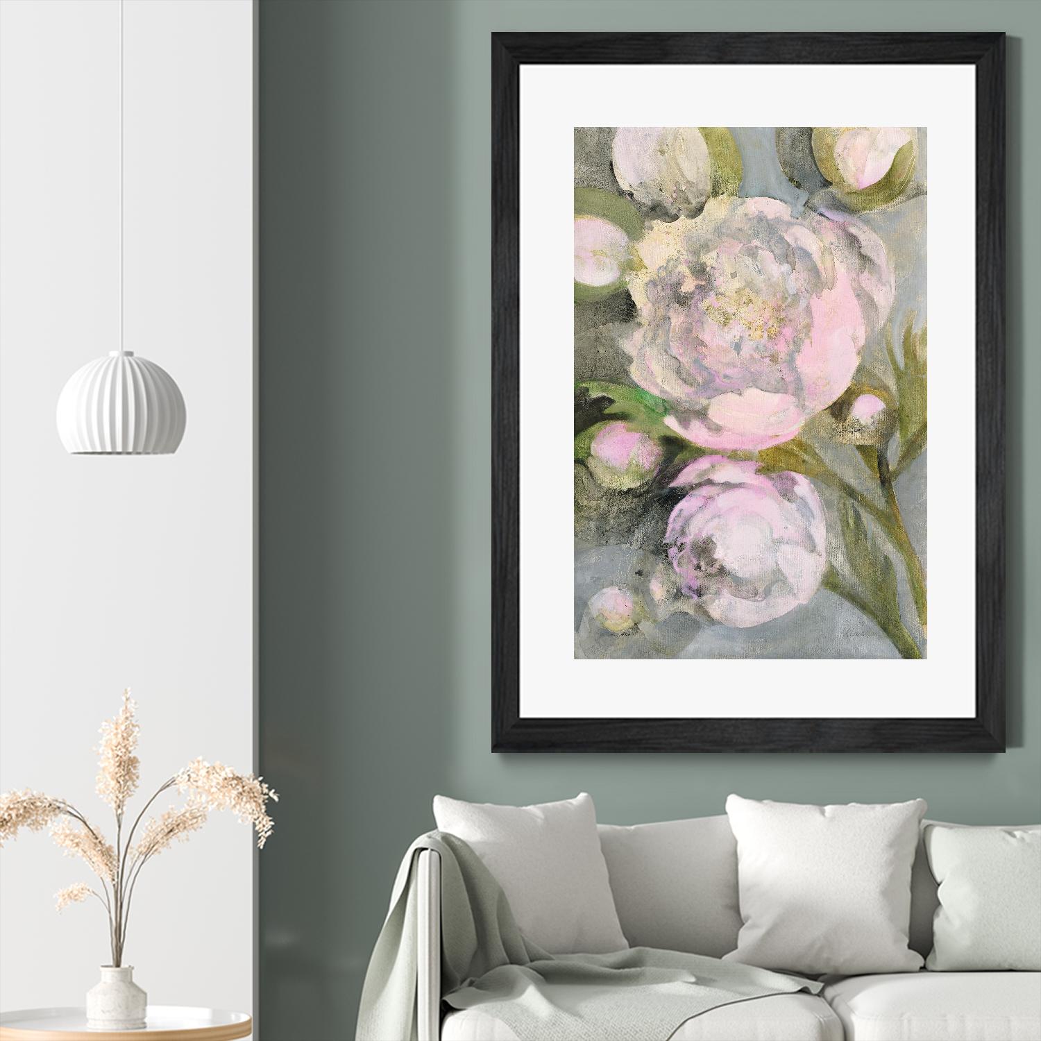 Favorite Peonies by Albena Hristova on GIANT ART - multi florals florals
