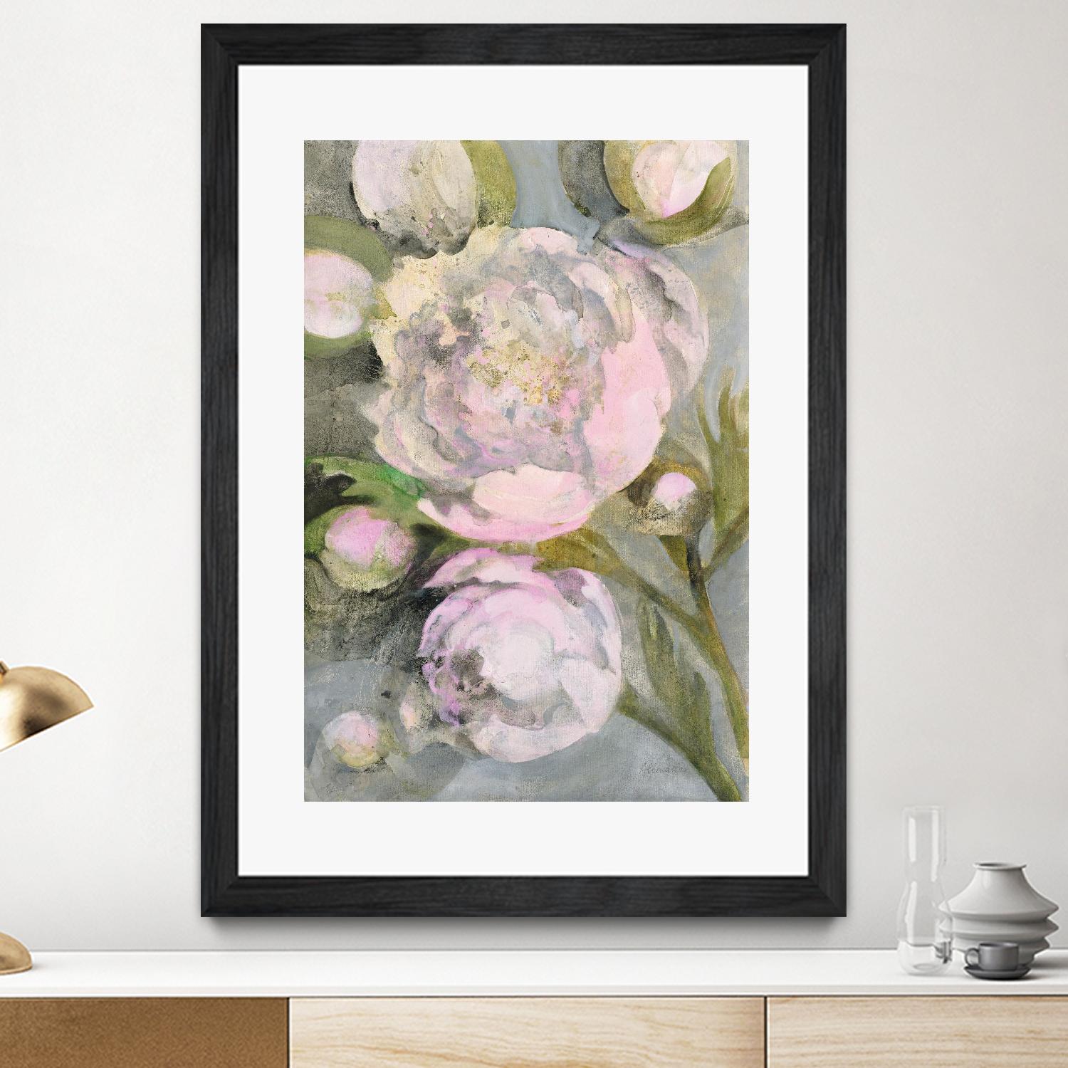 Favorite Peonies by Albena Hristova on GIANT ART - multi florals florals