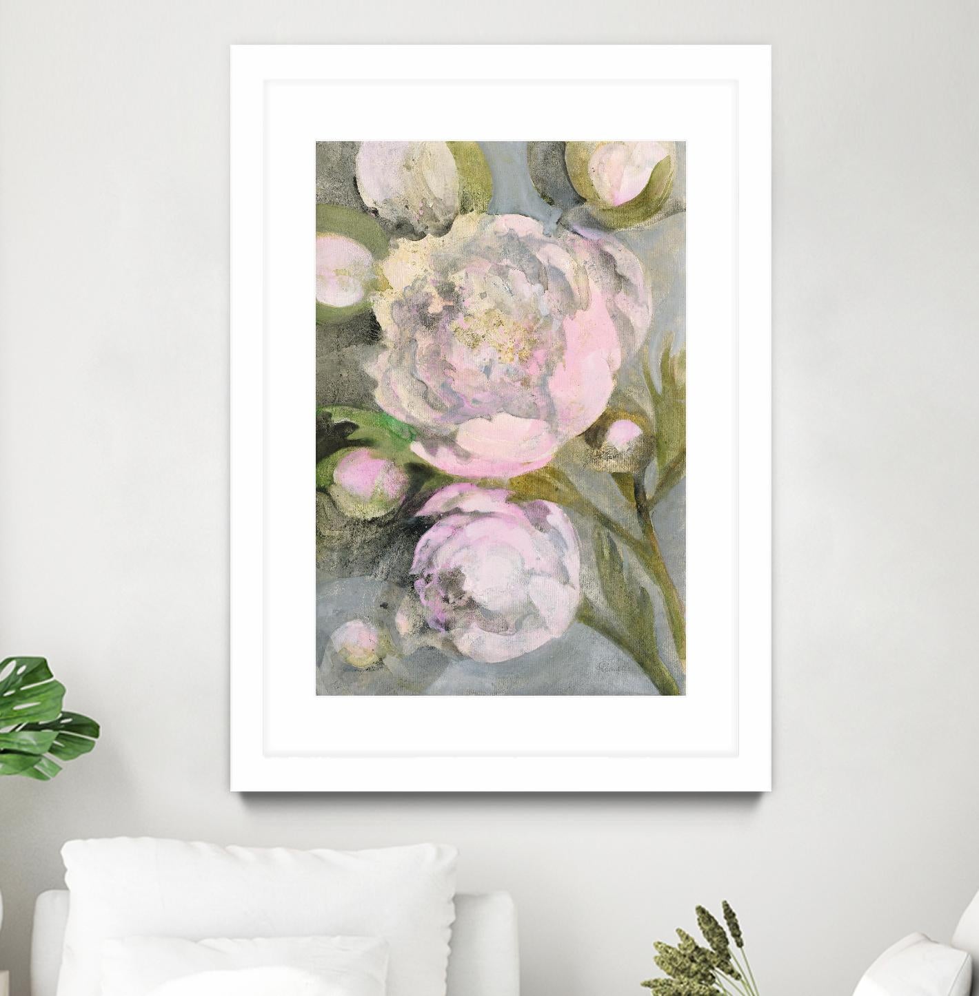 Favorite Peonies by Albena Hristova on GIANT ART - multi florals florals