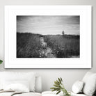 Nantucket Light by Aledanda on GIANT ART - grey black & white path