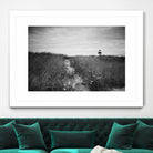 Nantucket Light by Aledanda on GIANT ART - grey black & white path