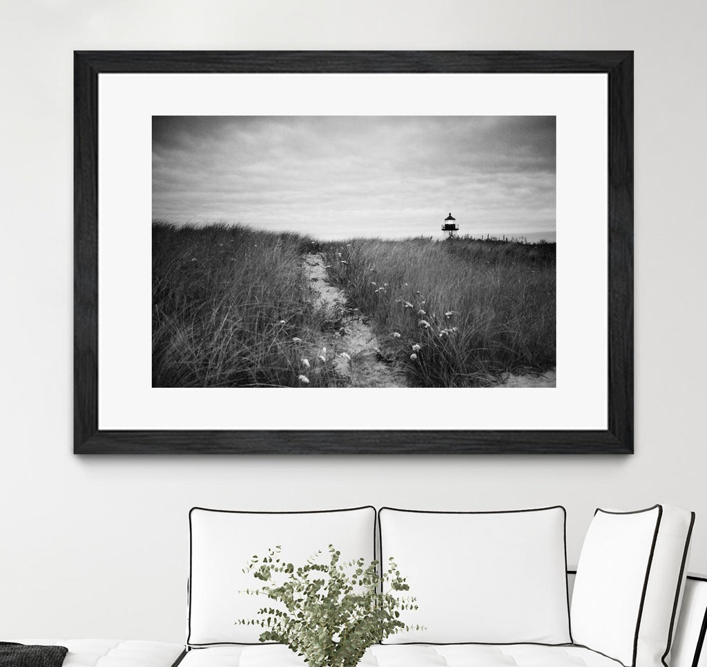 Nantucket Light by Aledanda on GIANT ART - grey black & white path