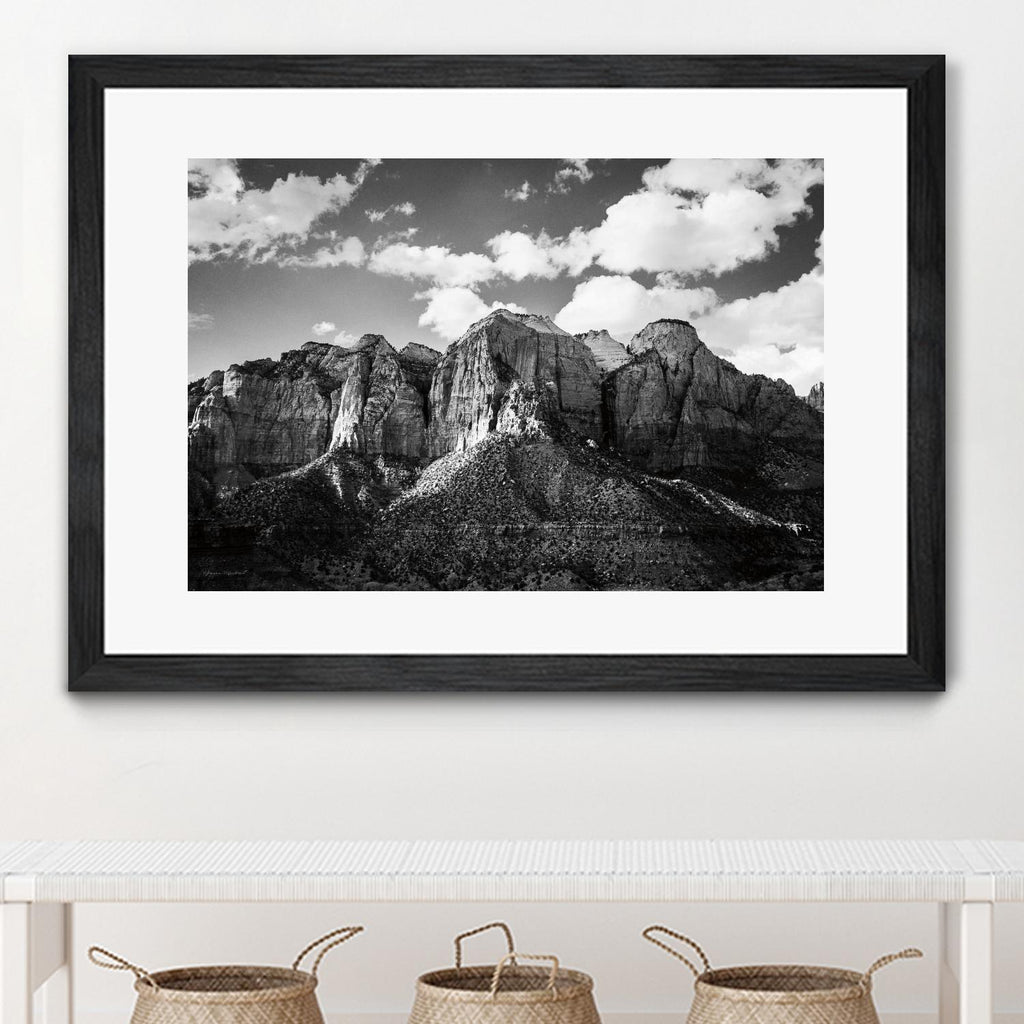 Zion Canyon I par Laura Marshall sur GIANT ART - paysage noir