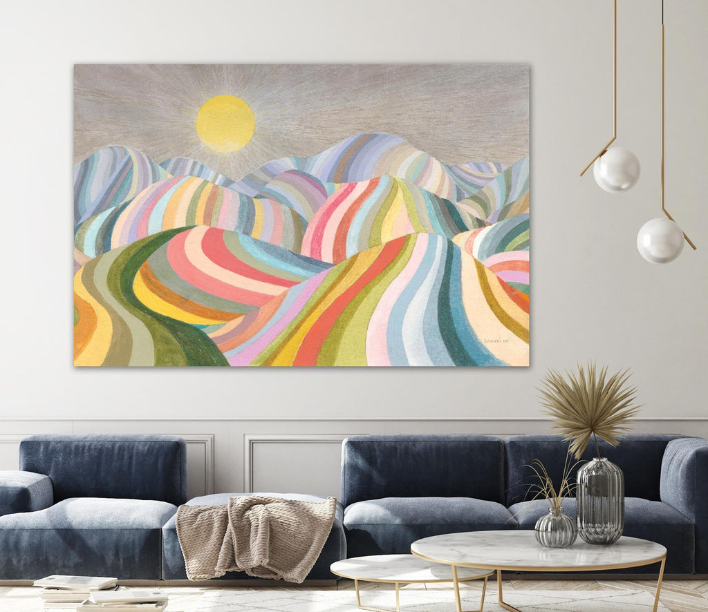 The Hills Roll On by Danhui Nai on GIANT ART - abstract abstract