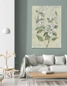 Sage Magnolia by Silvia Vassileva on GIANT ART - florals florals