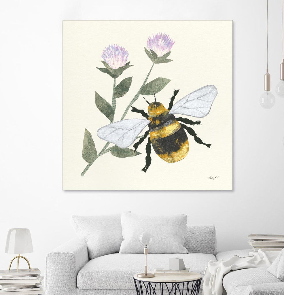 In the Garden Bee by Courtney Prahl on GIANT ART - animals bee