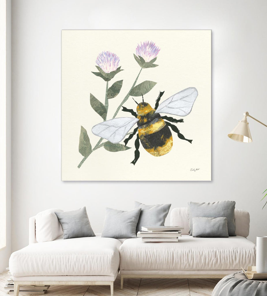 In the Garden Bee by Courtney Prahl on GIANT ART - animals bee