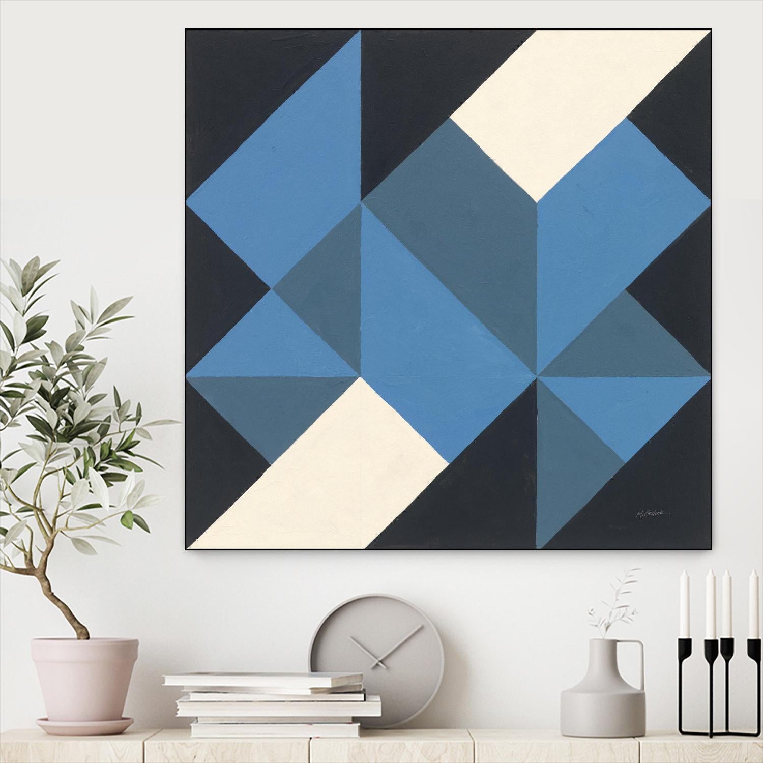 Triangles I by Mike Schick on GIANT ART - abstract abstract
