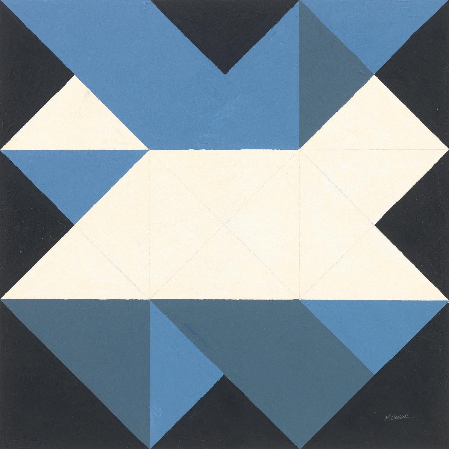 Triangles III par Mike Schick sur GIANT ART - art abstrait