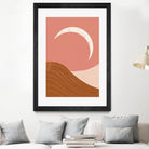 Desert Sunrise II by Becky Thorns on GIANT ART - pink shapes mountains
