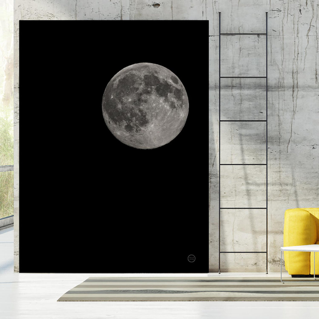 Moon Detail I par Nathan Larson sur GIANT ART - astronomie & astronomie céleste