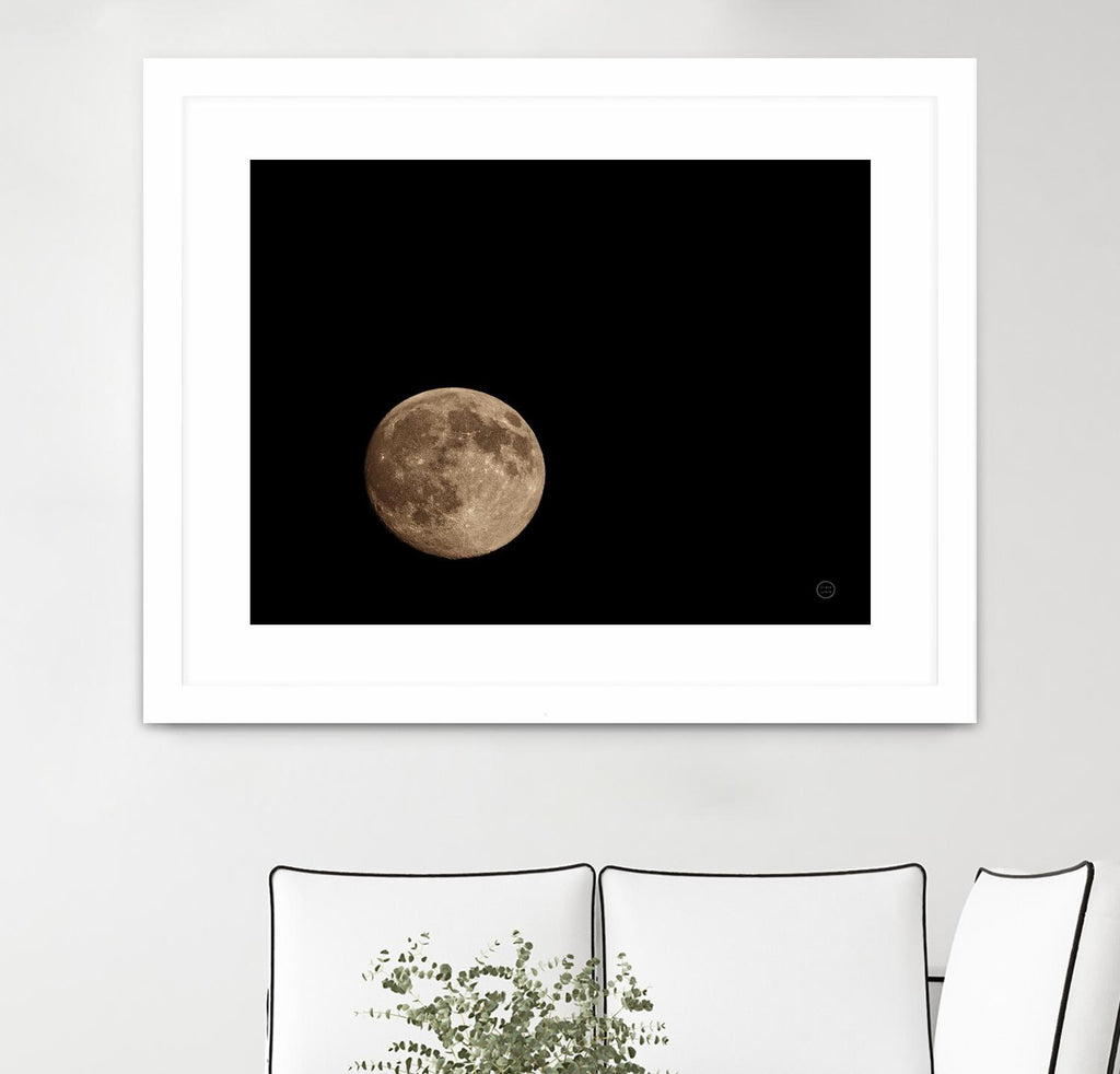 Moon Detail II by Nathan Larson on GIANT ART - black astronomy & celestial moon