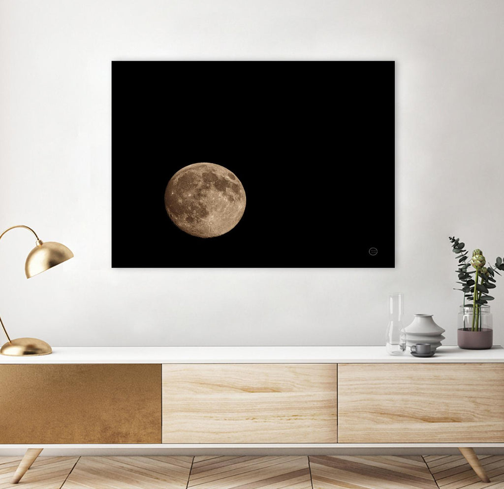 Moon Detail II par Nathan Larson sur GIANT ART - astronomie & astronomie céleste