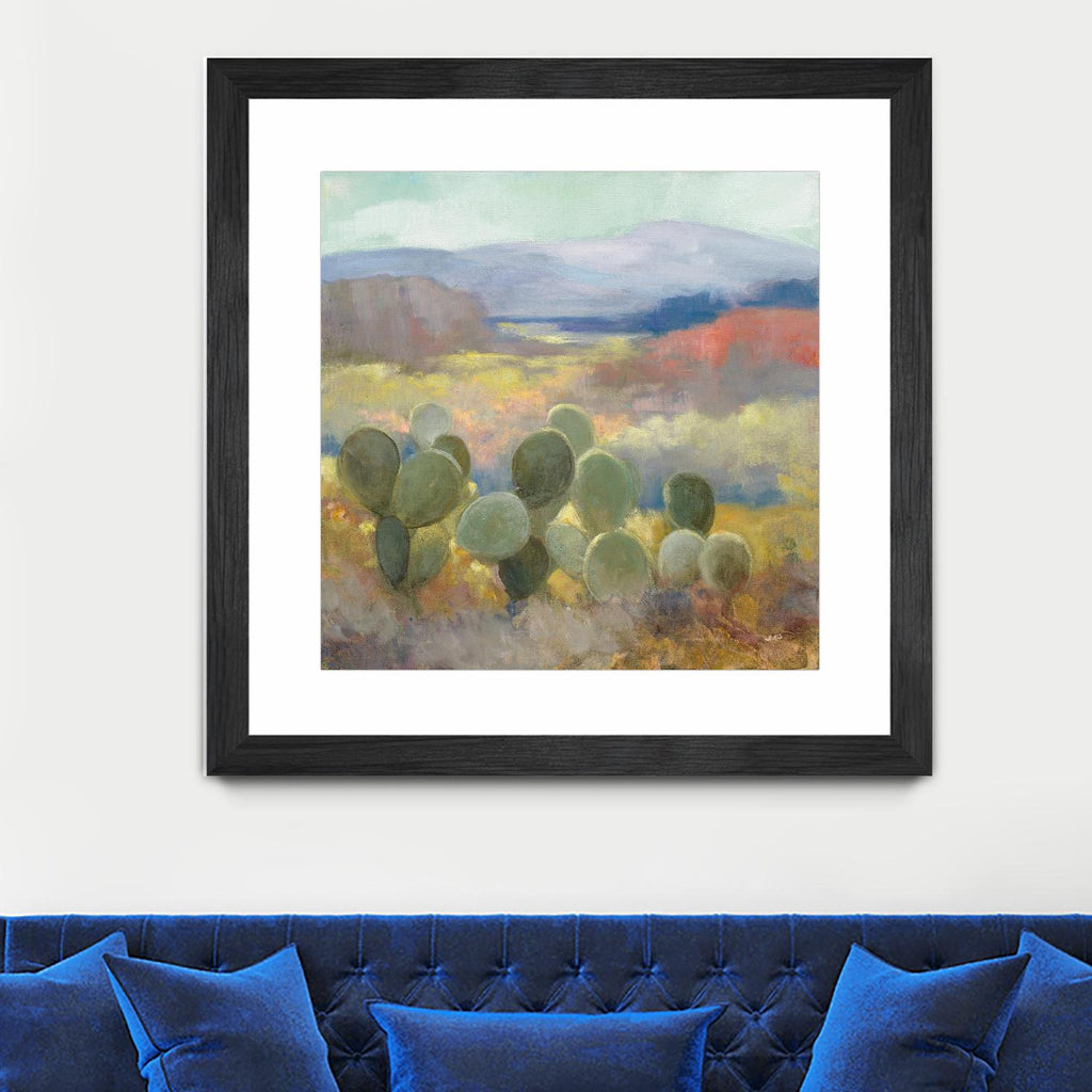 High Desert II by Julia Purinton on GIANT ART - landscape blue