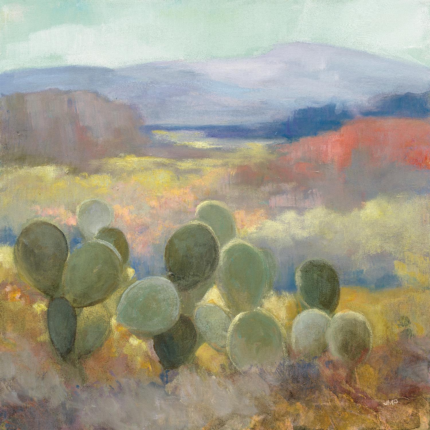 High Desert II par Julia Purinton sur GIANT ART - paysage bleu