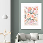 September Blooming II by Danhui Nai on GIANT ART - orange flowers peonies