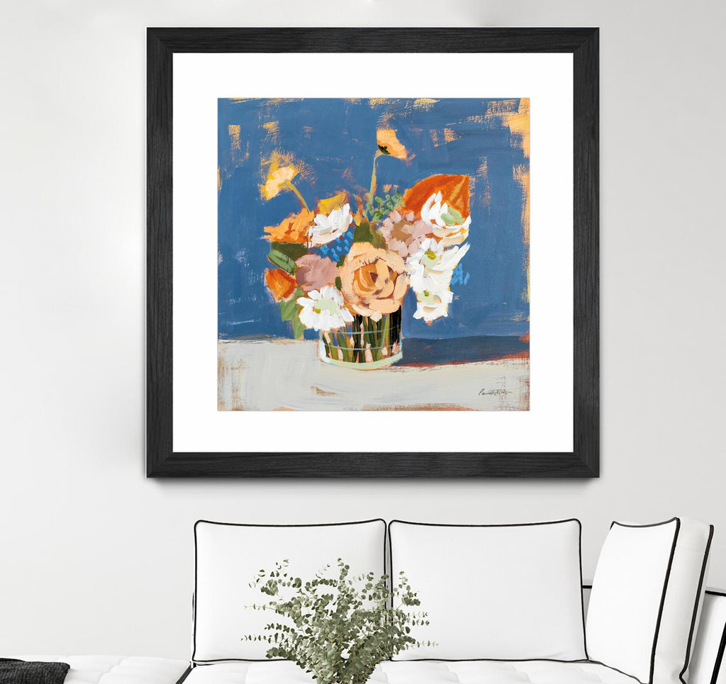 Peach and White Bouquet by Pamela Munger on GIANT ART - abstract abstract