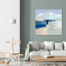 Sand and Sky by Julia Purinton on GIANT ART - blue coastal & nautical beige