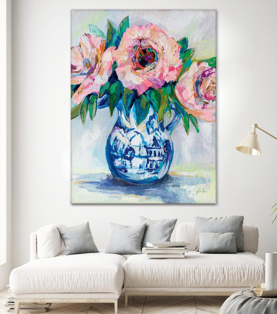 Sophisticated by Jeanette Vertentes on GIANT ART - florals aqua