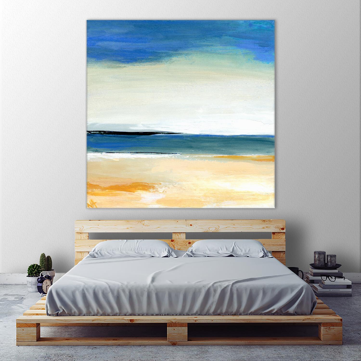Seascape 2 by Niki Arden on GIANT ART - beige abstract