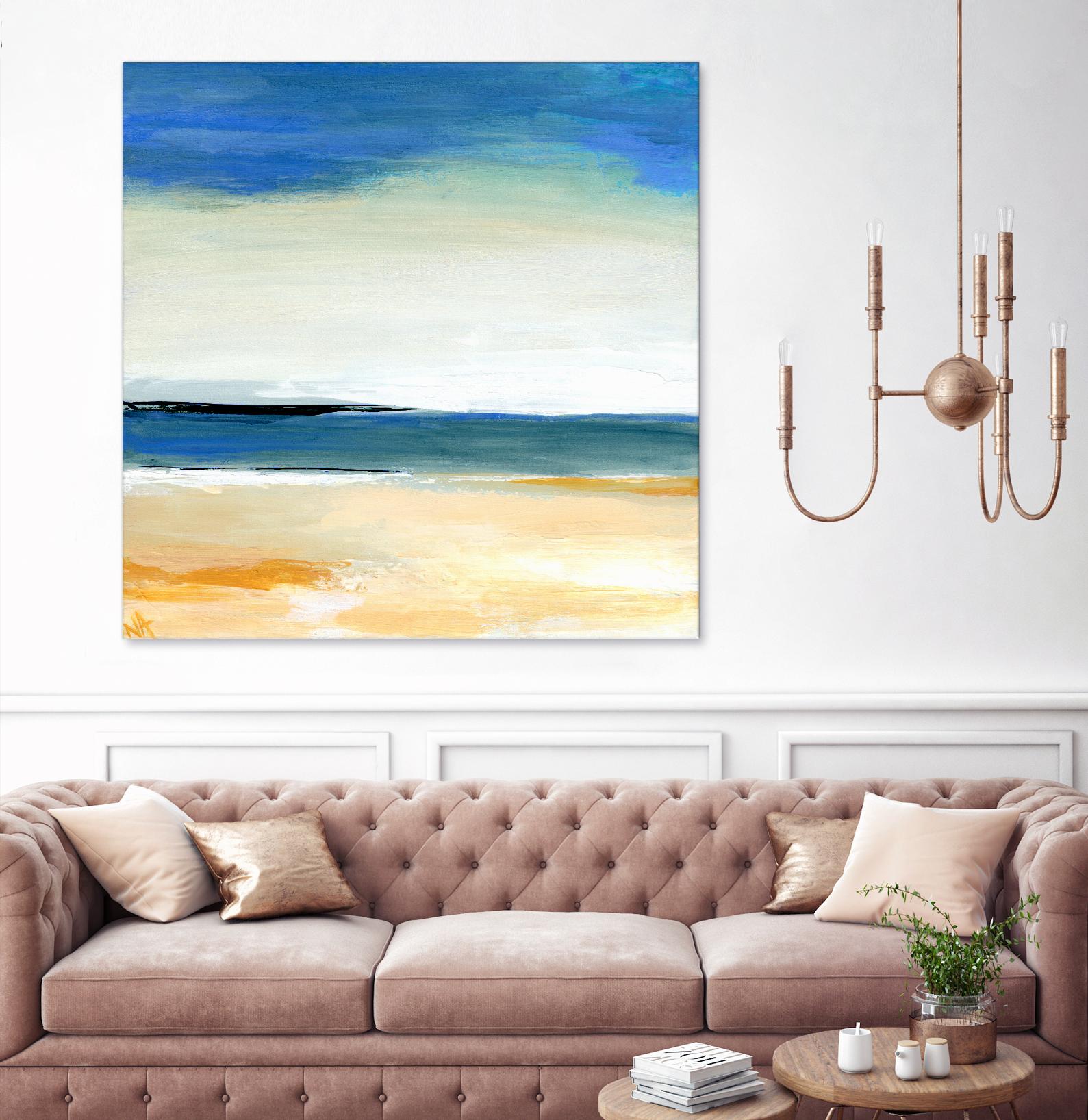 Seascape 2 by Niki Arden on GIANT ART - beige abstract