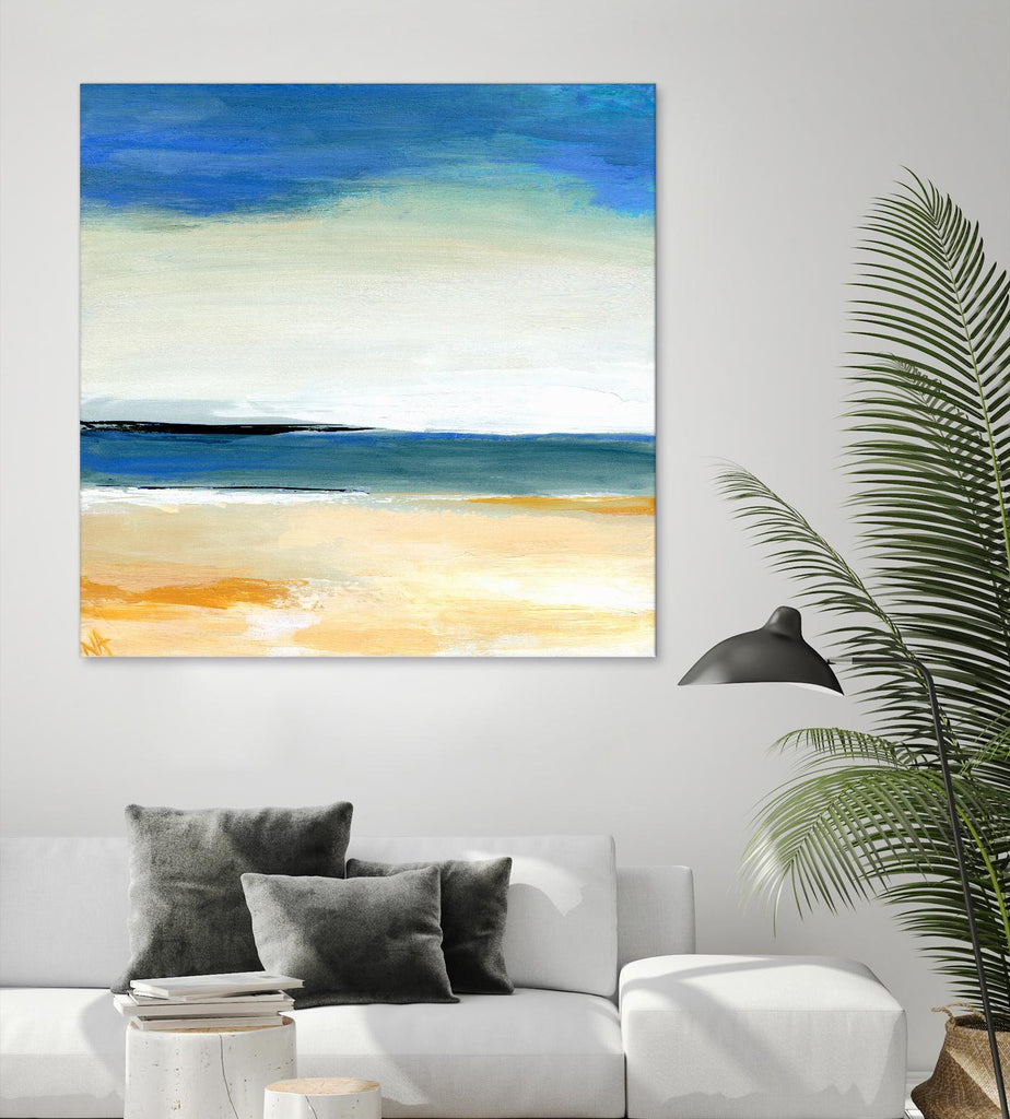 Seascape 2 by Niki Arden on GIANT ART - beige abstract