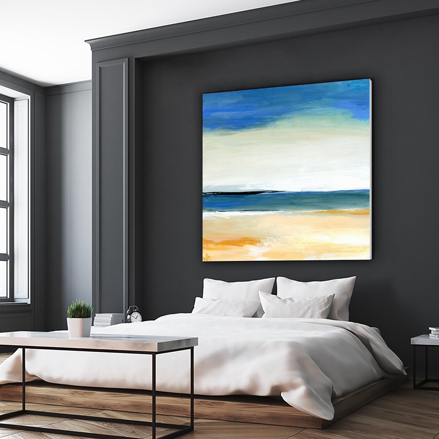 Seascape 2 by Niki Arden on GIANT ART - beige abstract