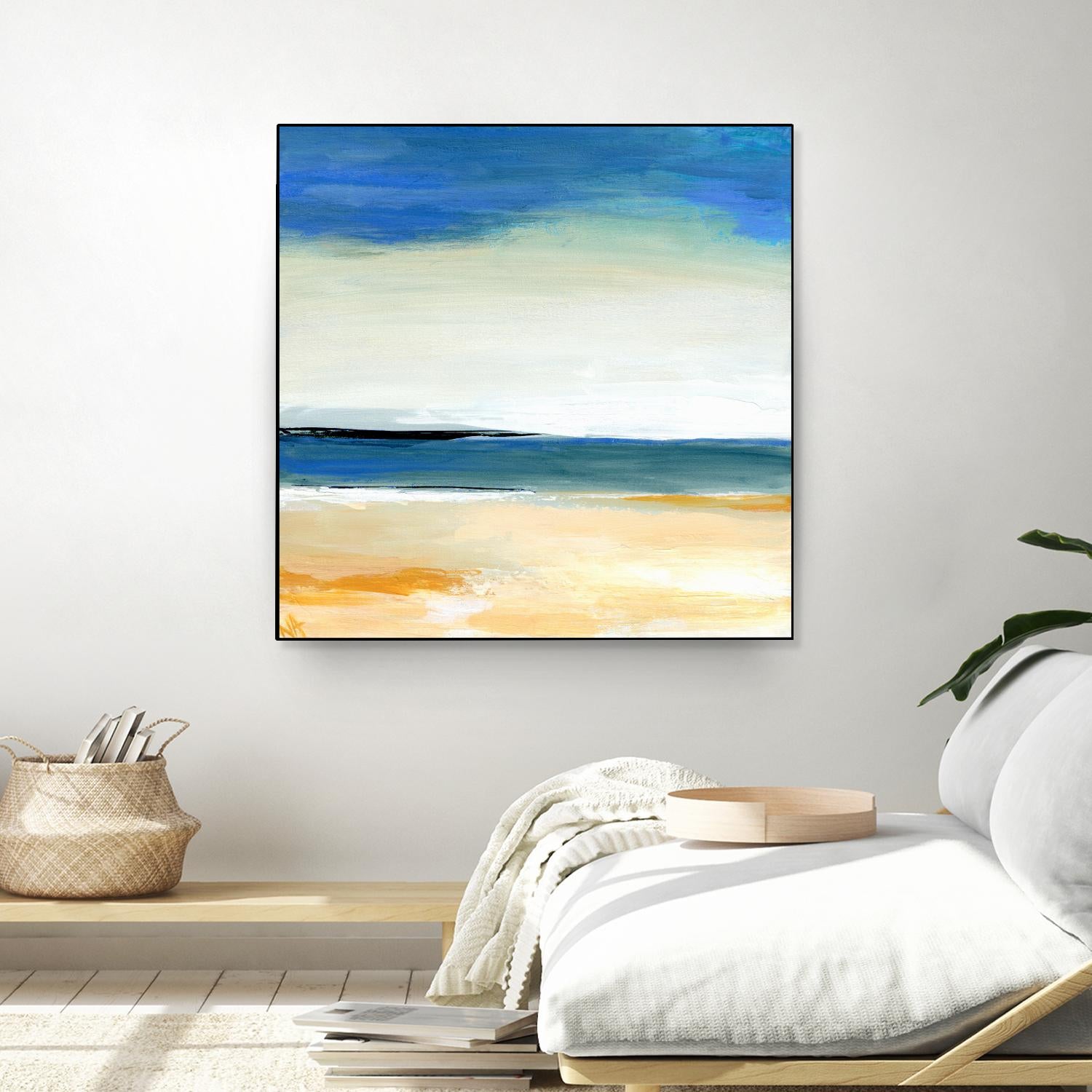 Seascape 2 by Niki Arden on GIANT ART - beige abstract
