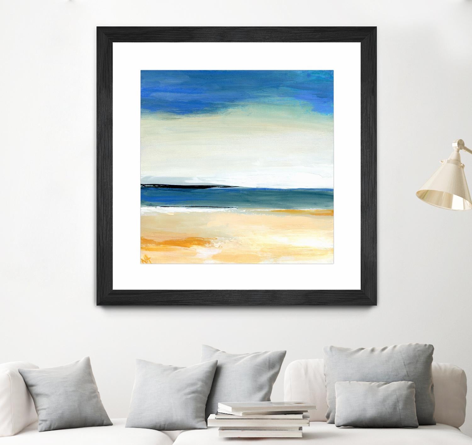 Seascape 2 by Niki Arden on GIANT ART - beige abstract