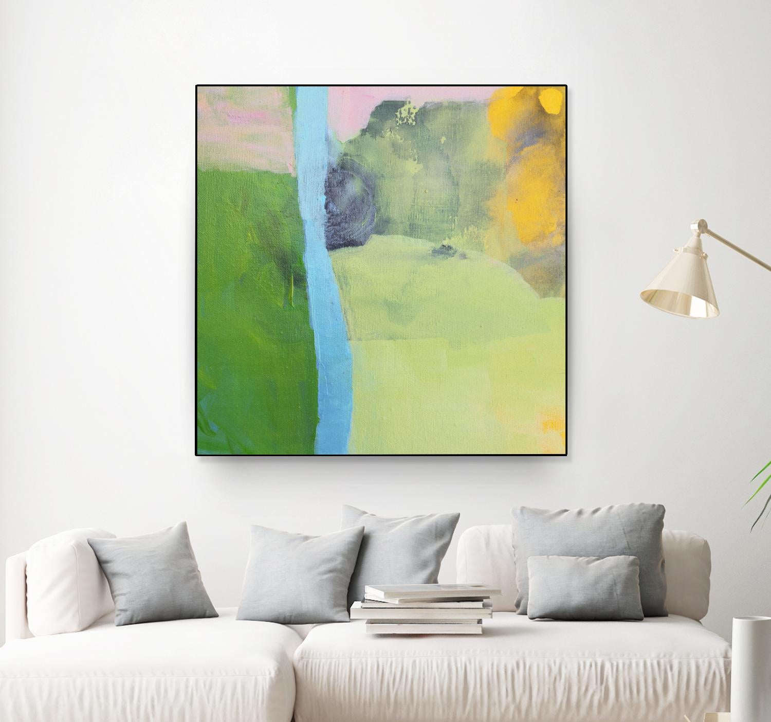 Moon Haze by Lina Alattar on GIANT ART - multicolor abstracts; contemporary