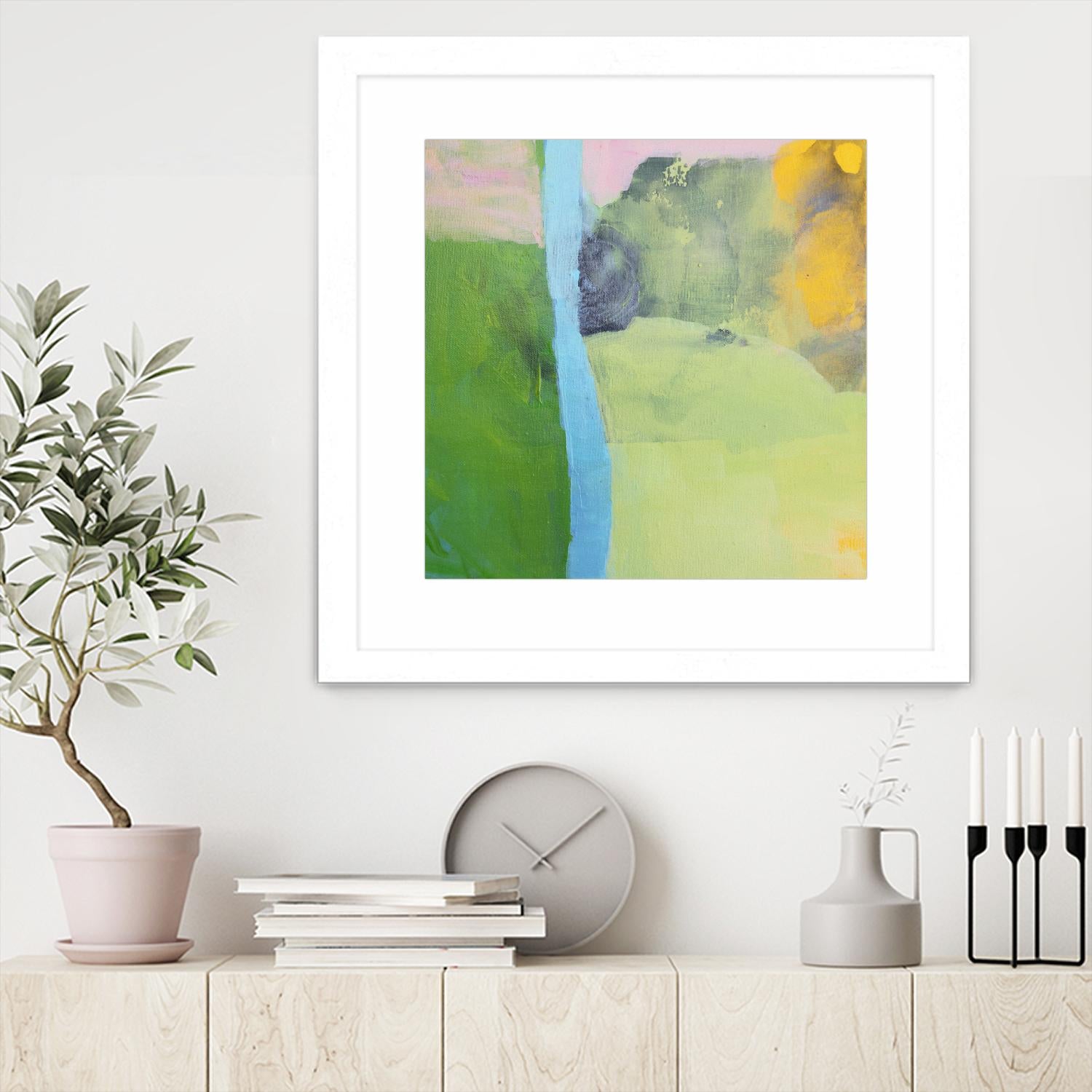 Moon Haze by Lina Alattar on GIANT ART - multicolor abstracts; contemporary