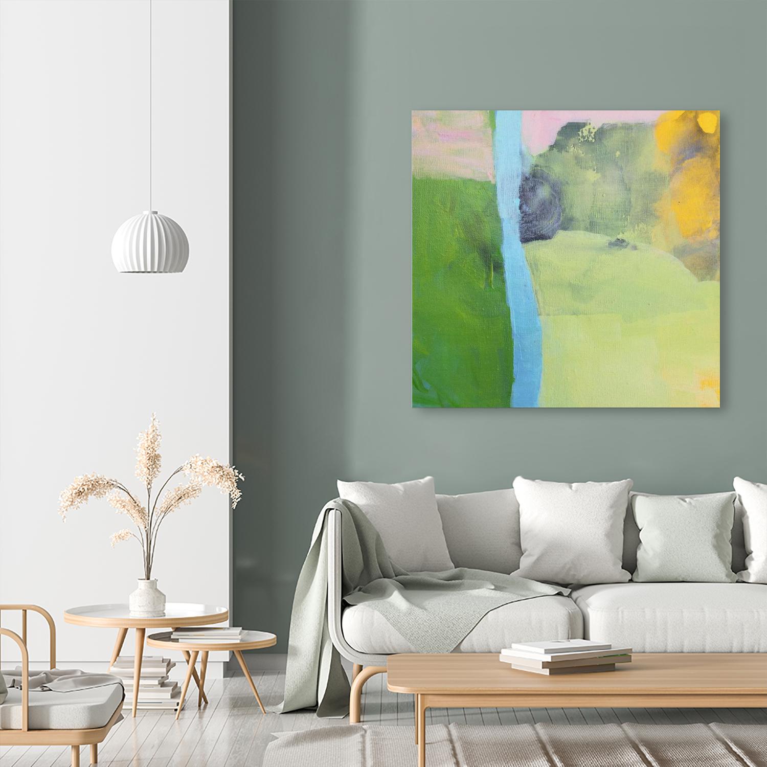 Moon Haze by Lina Alattar on GIANT ART - multicolor abstracts; contemporary