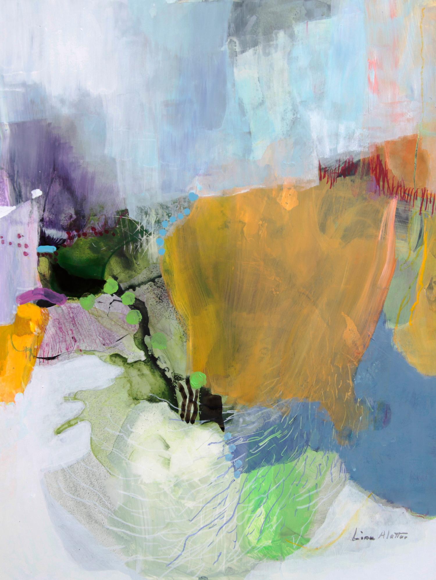 Where There Is Always More by Lina Alattar on GIANT ART - multicolor abstracts; contemporary