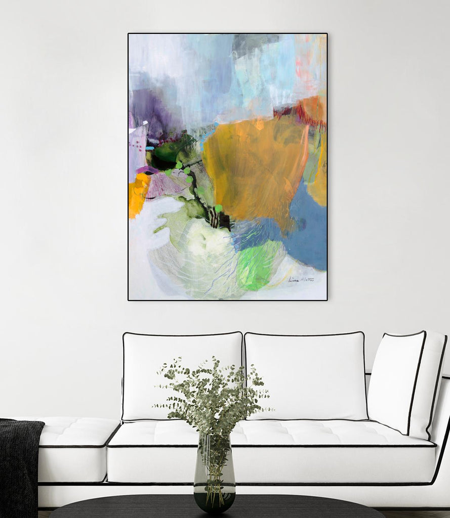 Where There Is Always More by Lina Alattar on GIANT ART - multicolor abstracts; contemporary