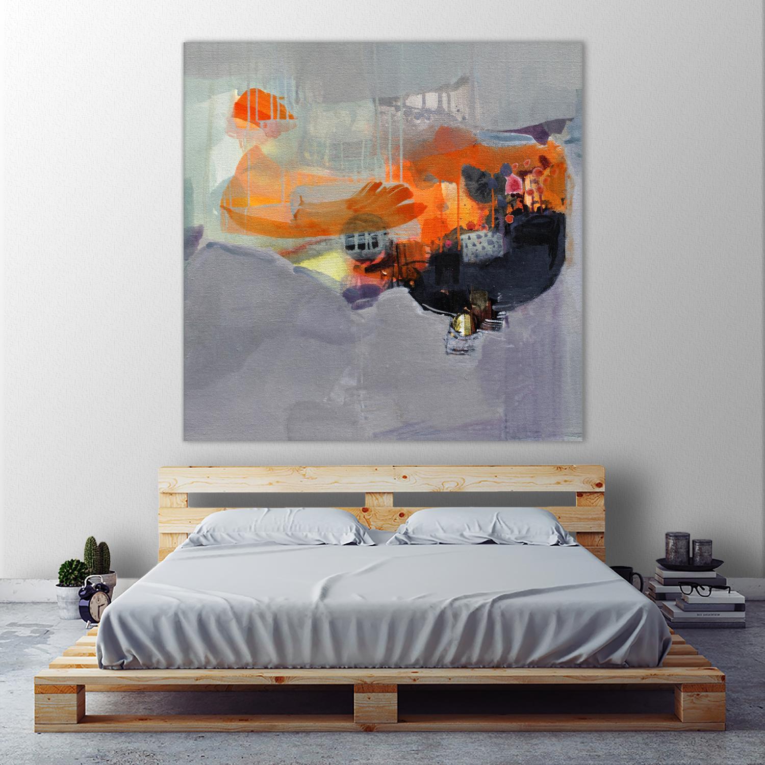 Carried Away by Lina Alattar on GIANT ART - multicolor abstracts; contemporary