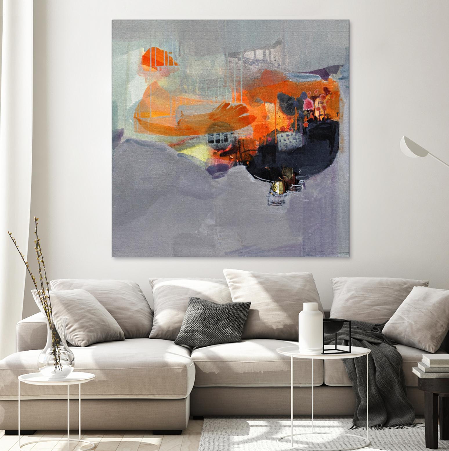 Carried Away by Lina Alattar on GIANT ART - multicolor abstracts; contemporary