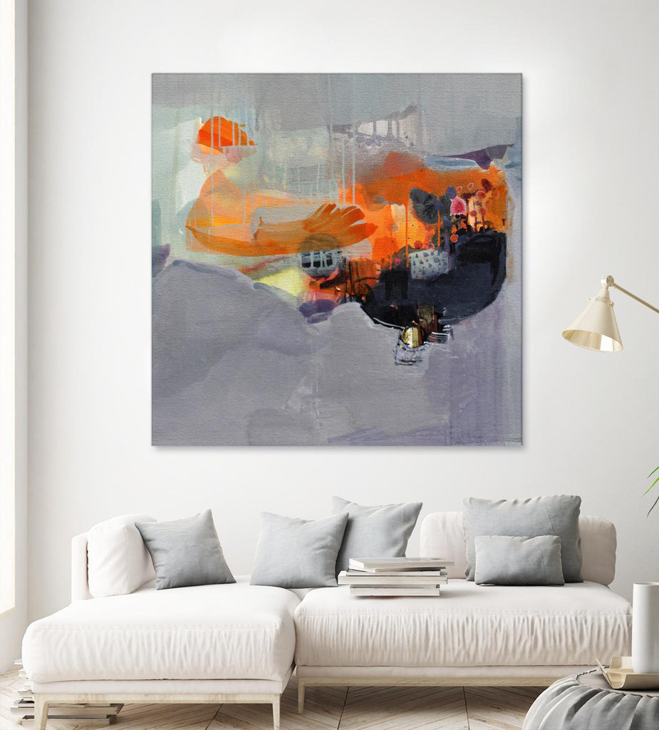 Carried Away by Lina Alattar on GIANT ART - multicolor abstracts; contemporary