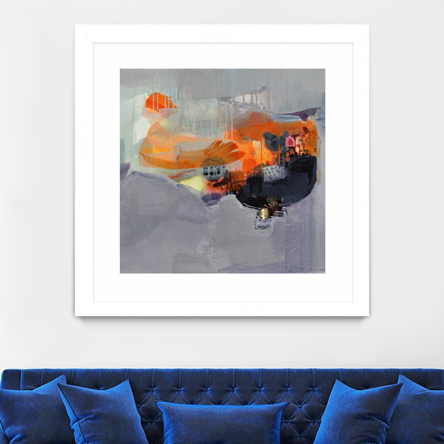 Carried Away by Lina Alattar on GIANT ART - multicolor abstracts; contemporary