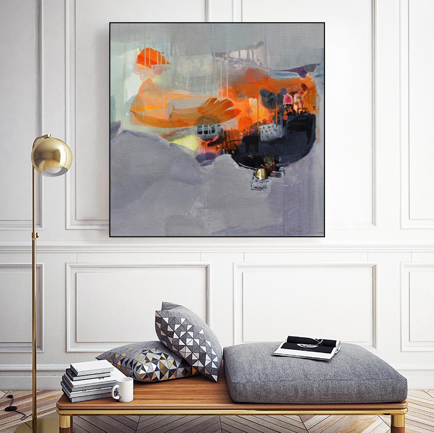 Carried Away by Lina Alattar on GIANT ART - multicolor abstracts; contemporary