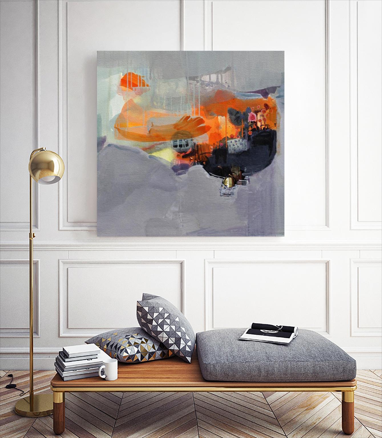 Carried Away by Lina Alattar on GIANT ART - multicolor abstracts; contemporary