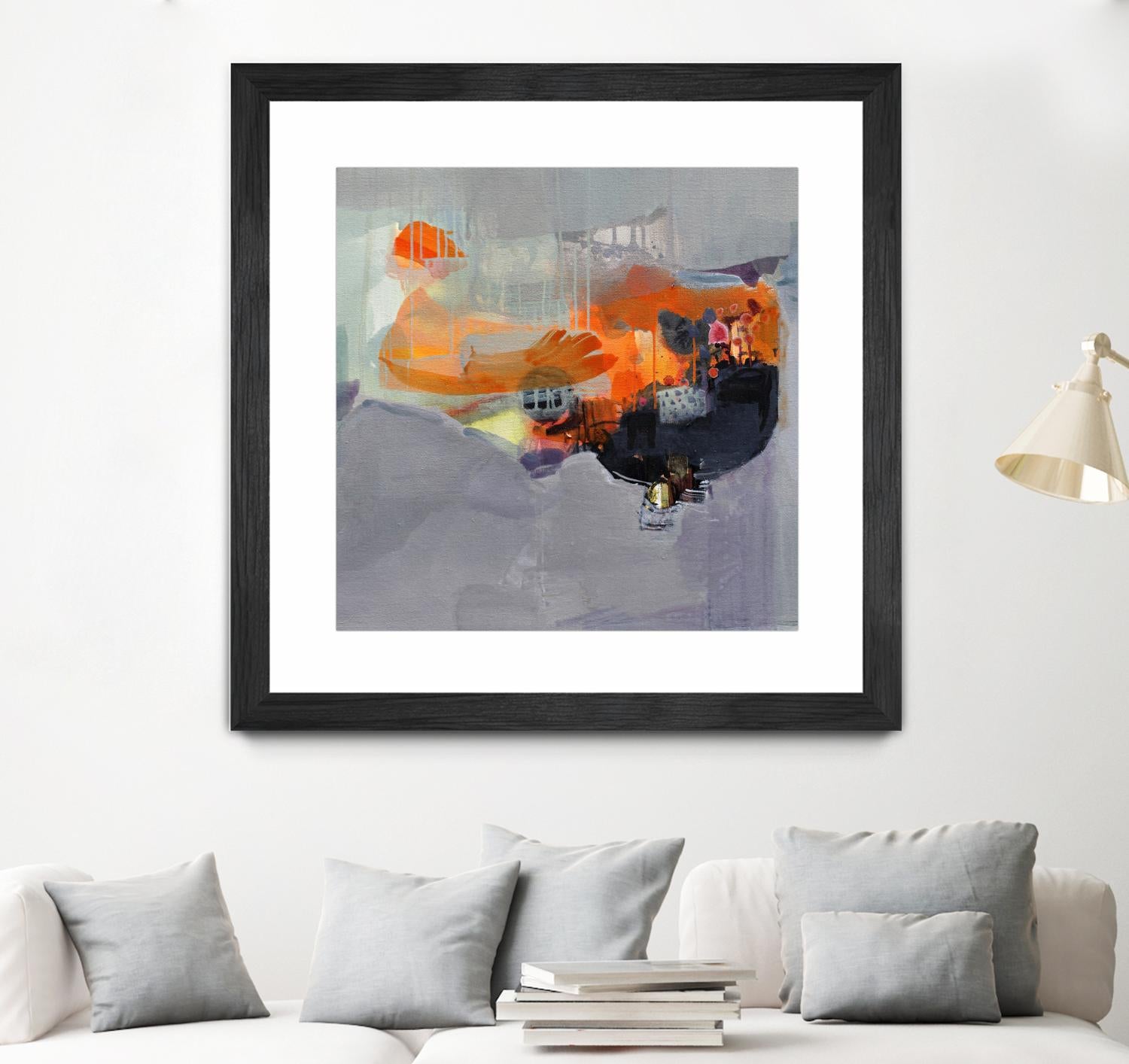 Carried Away by Lina Alattar on GIANT ART - multicolor abstracts; contemporary