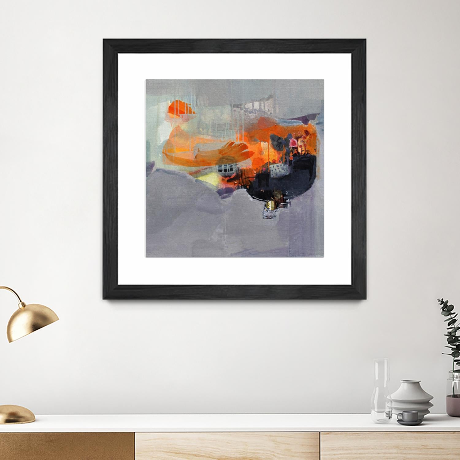 Carried Away by Lina Alattar on GIANT ART - multicolor abstracts; contemporary