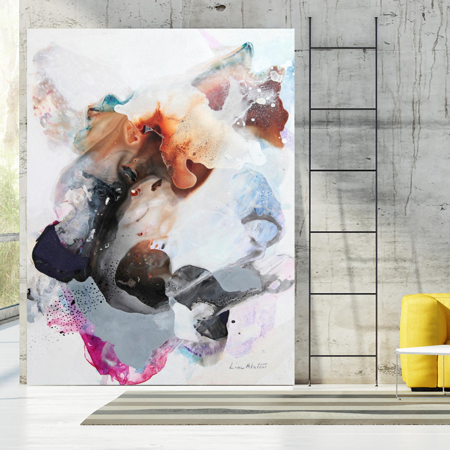 Without Intentions by Lina Alattar on GIANT ART - multicolor abstracts; contemporary