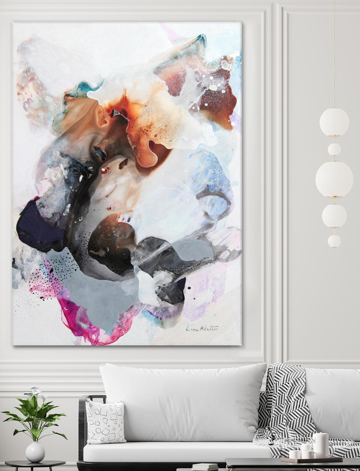 Without Intentions by Lina Alattar on GIANT ART - multicolor abstracts; contemporary