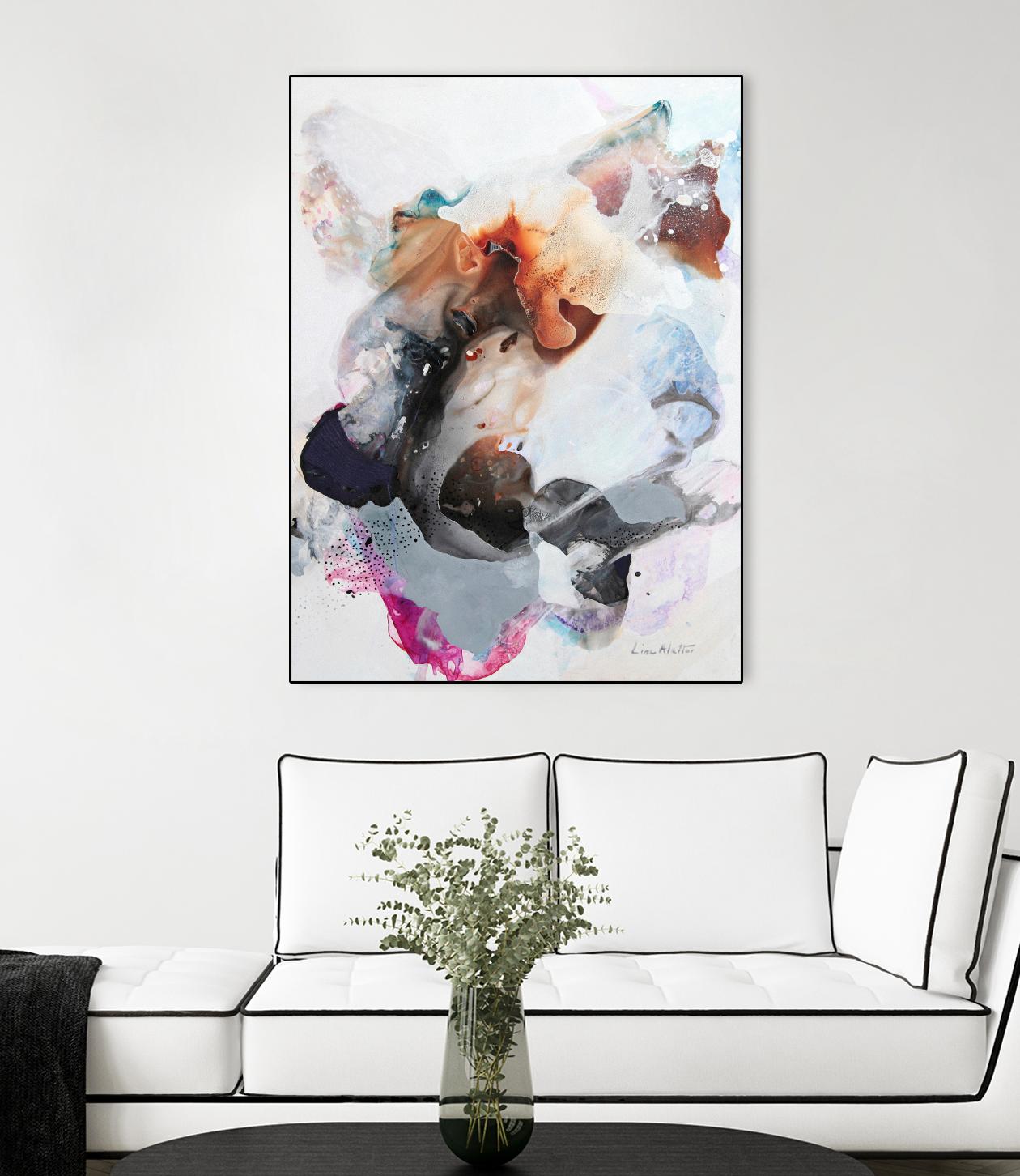 Without Intentions by Lina Alattar on GIANT ART - multicolor abstracts; contemporary