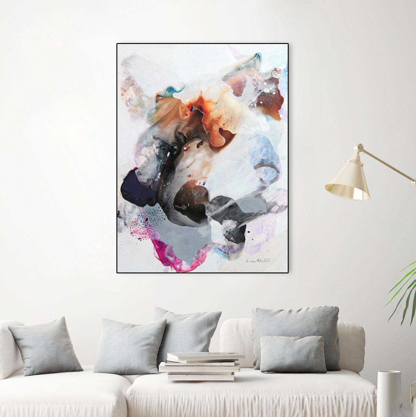 Without Intentions by Lina Alattar on GIANT ART - multicolor abstracts; contemporary