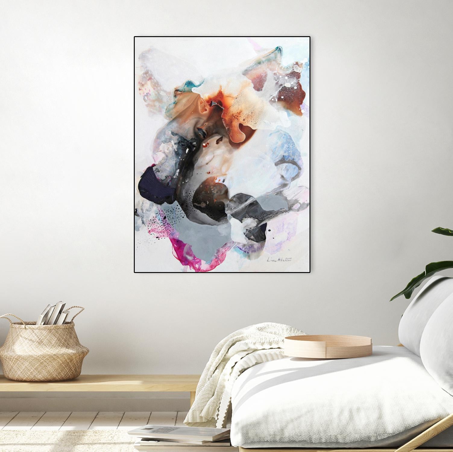 Without Intentions by Lina Alattar on GIANT ART - multicolor abstracts; contemporary